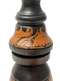 Art Deco Batik Floor Lamp by Hans Steinpatz, Dutch Design, 1920s